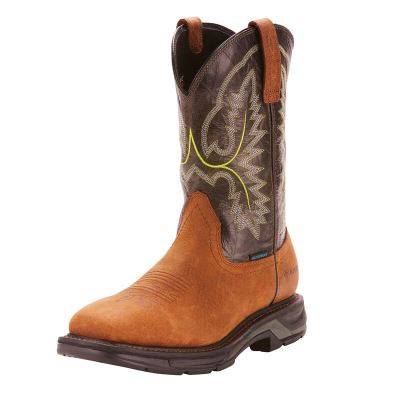 Ariat Work: WorkHog XT Waterproof Zapatos de Seguridad Hombre - Marrones / Chocolate (IGBDS9361)